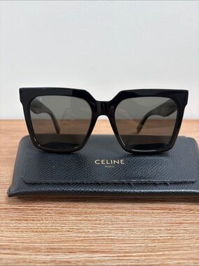 Celine Black Oversized Sunglasses